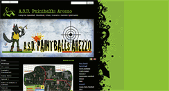 Desktop Screenshot of paintballarezzo.it